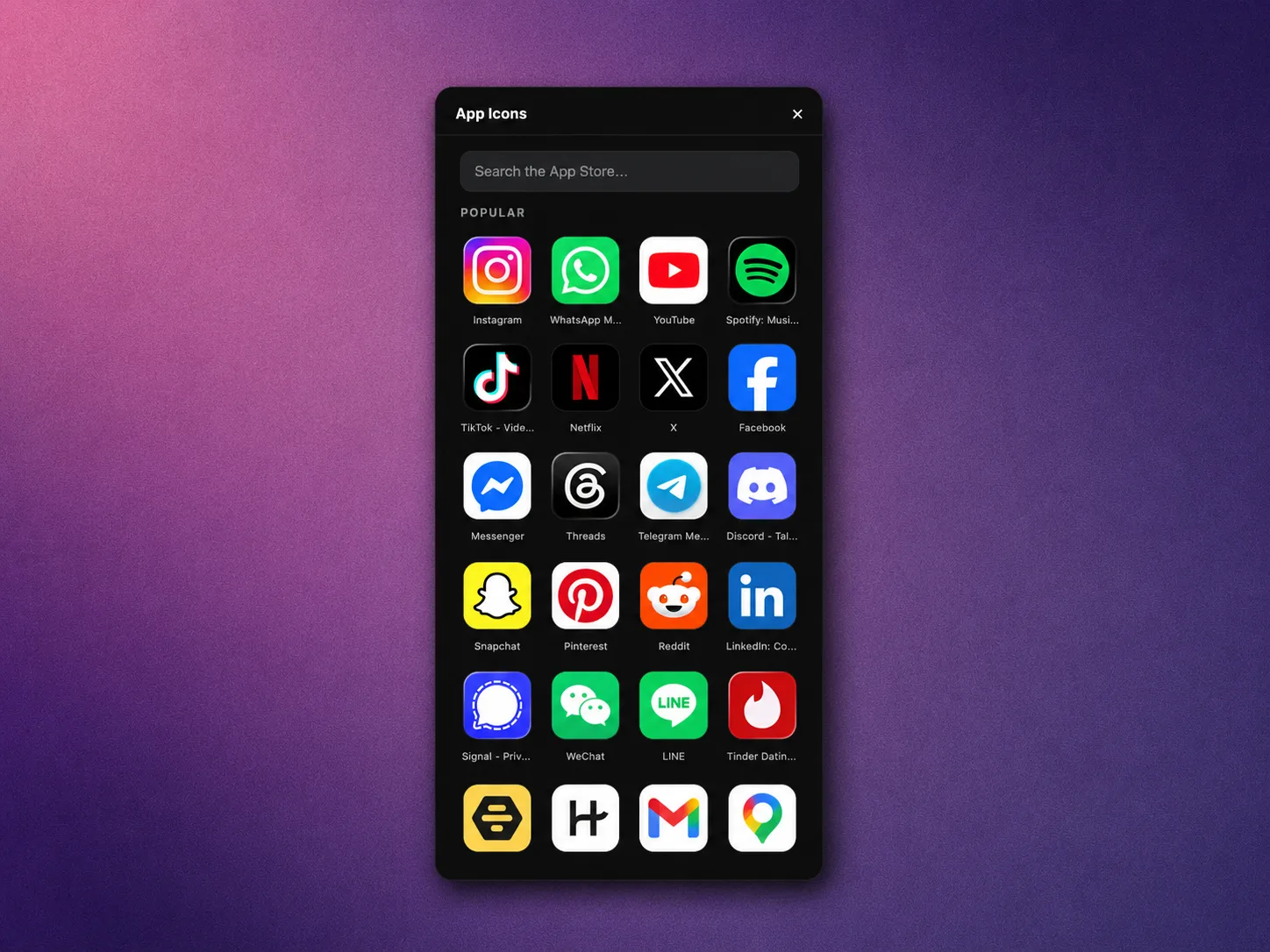 App Icons